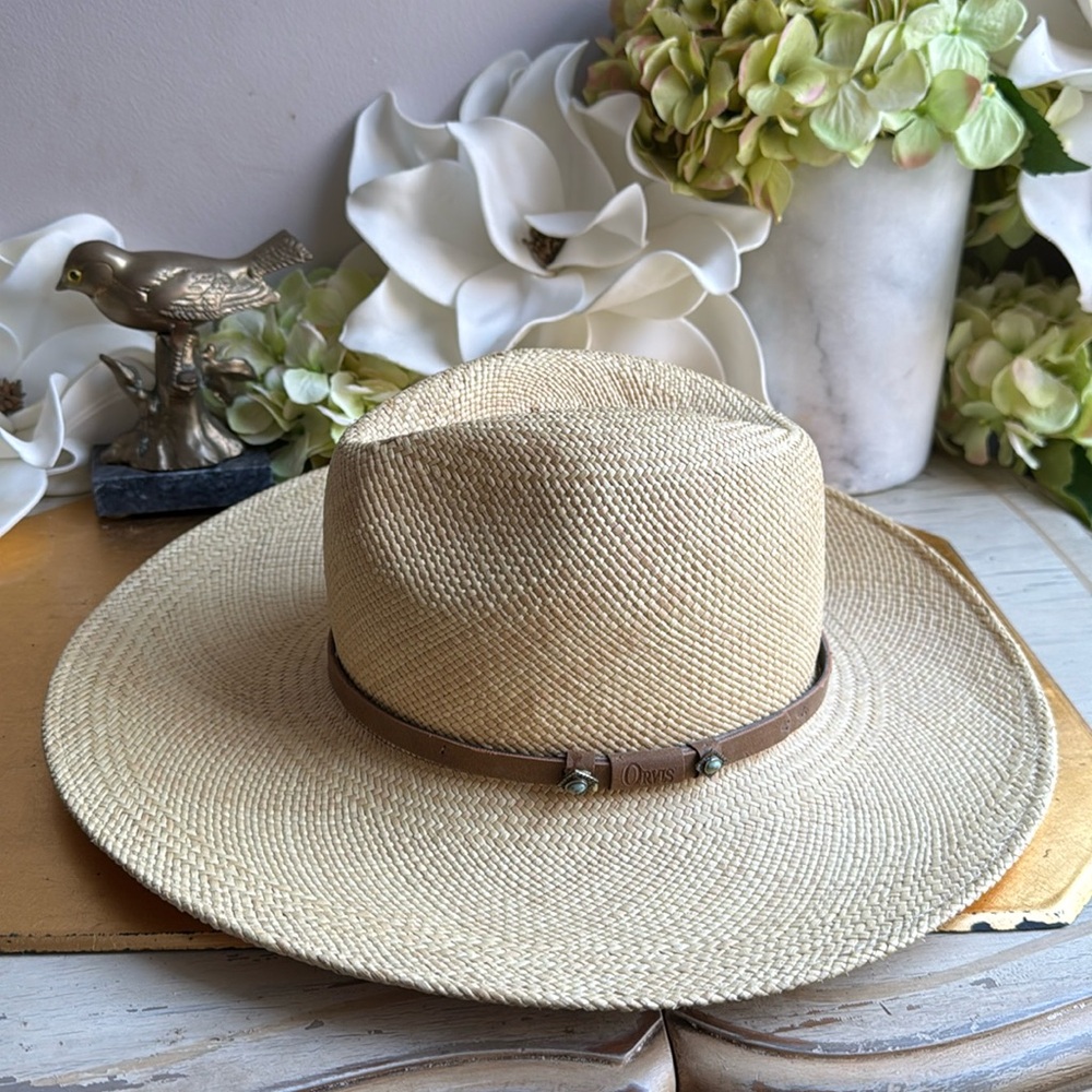NWOT! Orvis Toquila Palm Panama Hat